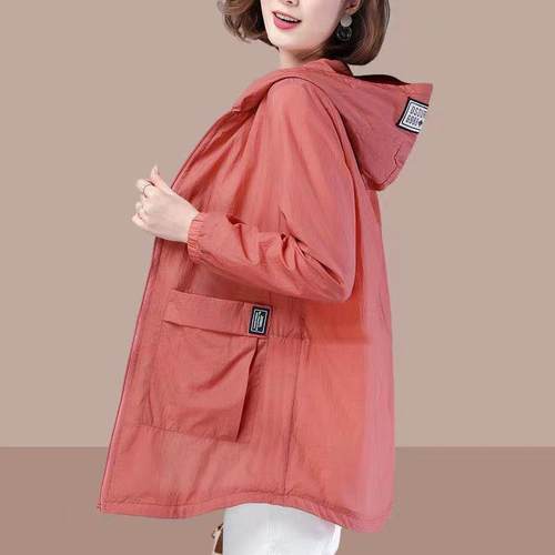 clothing protection sun anti-ultraviolet thin womens jacket