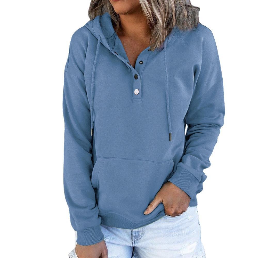 hooded long-sleeved hooded loose sweatshirt sweatshirt