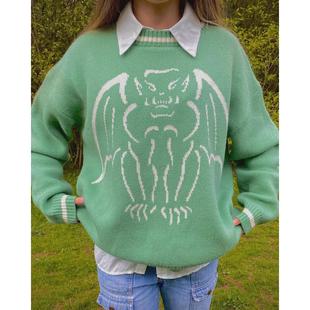 aesthetic sweater clothes unisex women casual pink