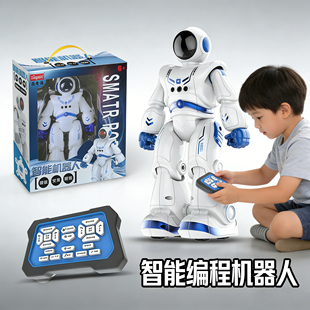 2025年新款 3到6岁 儿童遥控智能早教编程机器人玩具男女孩宝宝1