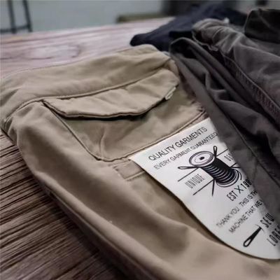 美式重磅水洗复古男款纯棉厚实休闲裤做旧直筒长裤2025年秋季新款