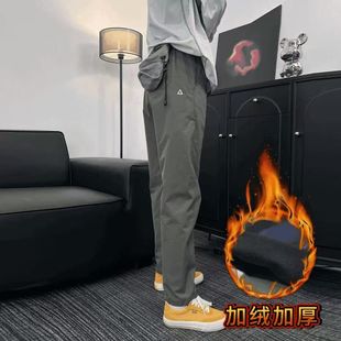 新款 男冬季 机能三角白标宽松锥形休闲裤 工装 加绒 美式 2025年秋冬季