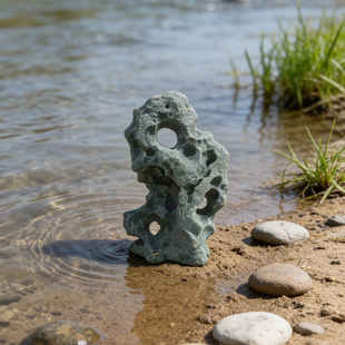迷你太湖石假山石微景观摆件鱼缸装饰品卧室家居室内装饰喷砂工艺
