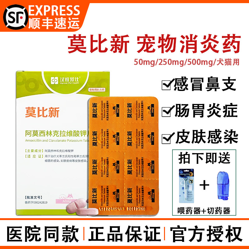 汉维宠仕莫比新阿莫西林克拉维酸钾狗猫鼻支咳嗽脓皮膀胱炎消炎药,宠物/宠物食品及用品,猫呼吸道疾病药品,淘宝优惠券,粉丝福利购,淘宝优惠卷