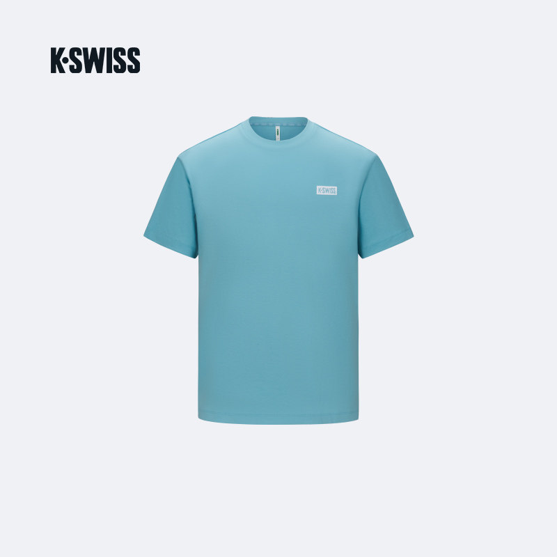 【张之臻同款】KSWISS盖世威T恤男女新款舒适休闲宽松短袖1712461