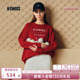 KSWISS盖世威卫衣女 休闲舒适百搭纯色运动上衣1911502 简约时尚