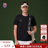 休闲圆领时尚 KSWISS盖世威T恤男夏季 百搭简约经典 网球服1010032