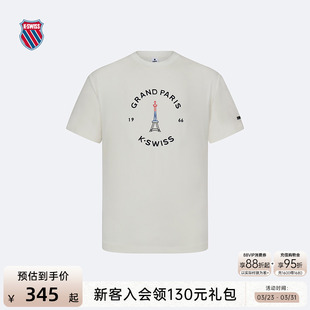 秋季 T恤 时尚 优雅短袖 1010777 潮流透气经典 KSWISS盖世威T恤男