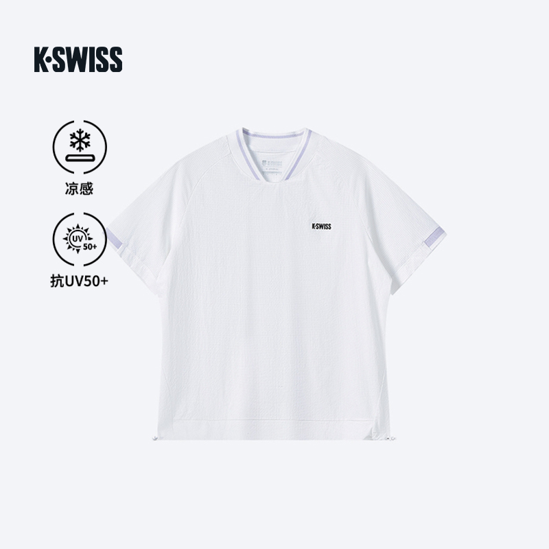 KSWISS盖世威T恤女凉感百搭短袖