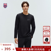 百搭运动休闲潮流透气长袖 KSWISS盖世威T恤男秋季 时尚 T恤1010703