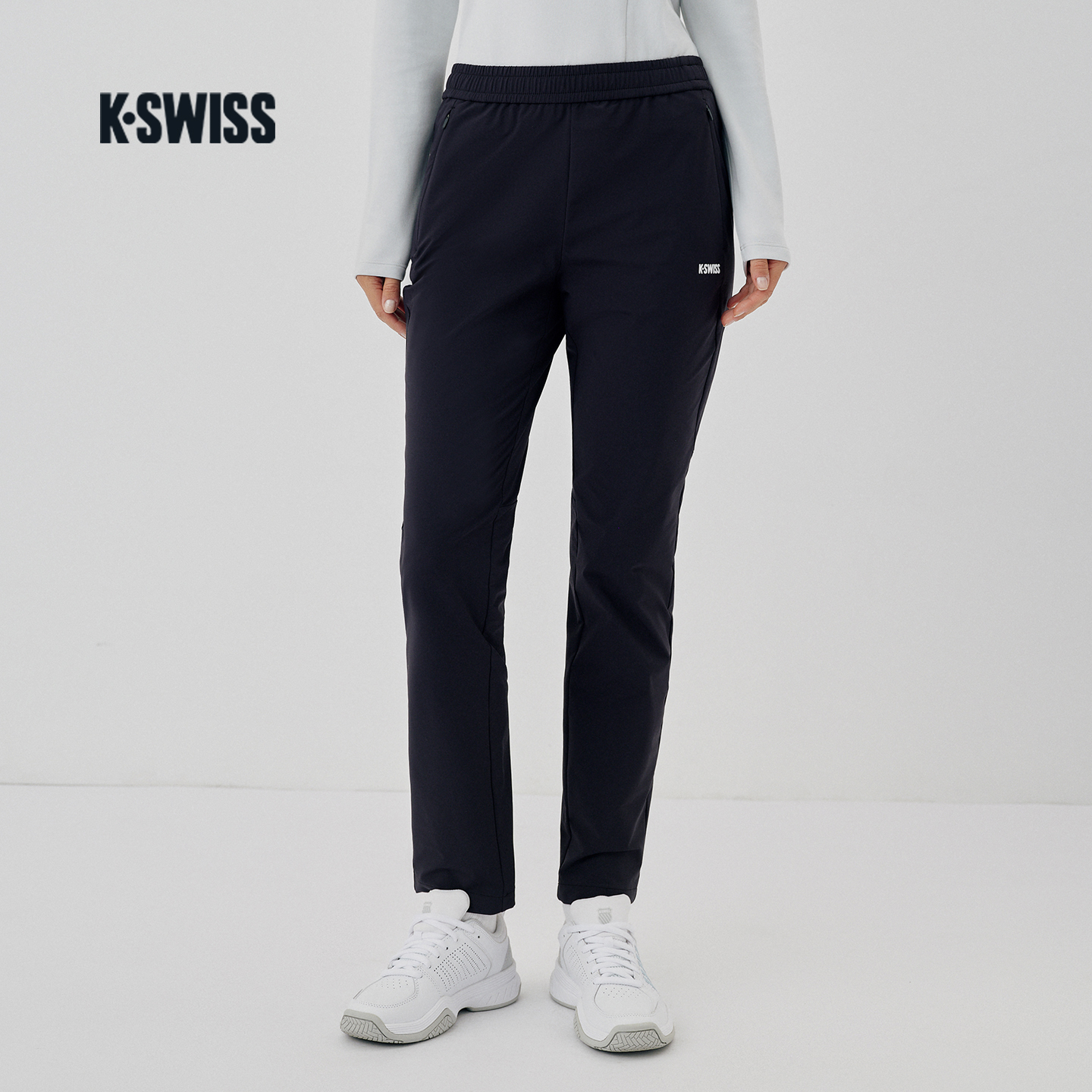 KSWISS盖世威裤子女经典梭织长裤