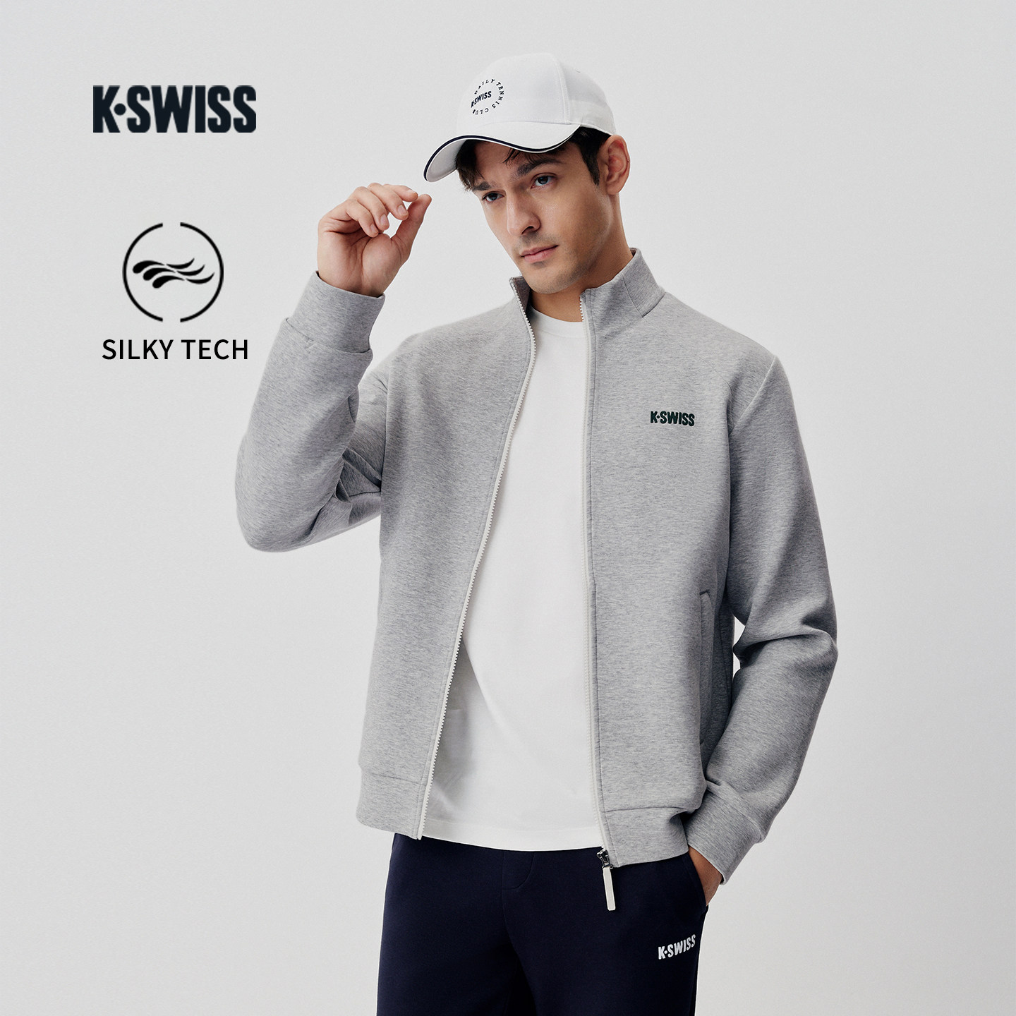 KSWISS盖世威外套男 新款时尚简约经典百搭防风运动上衣 1012035
