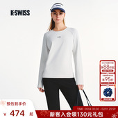 百搭舒适休闲针织长袖 KSWISS盖世威T恤女新款 时尚 运动上衣1911509