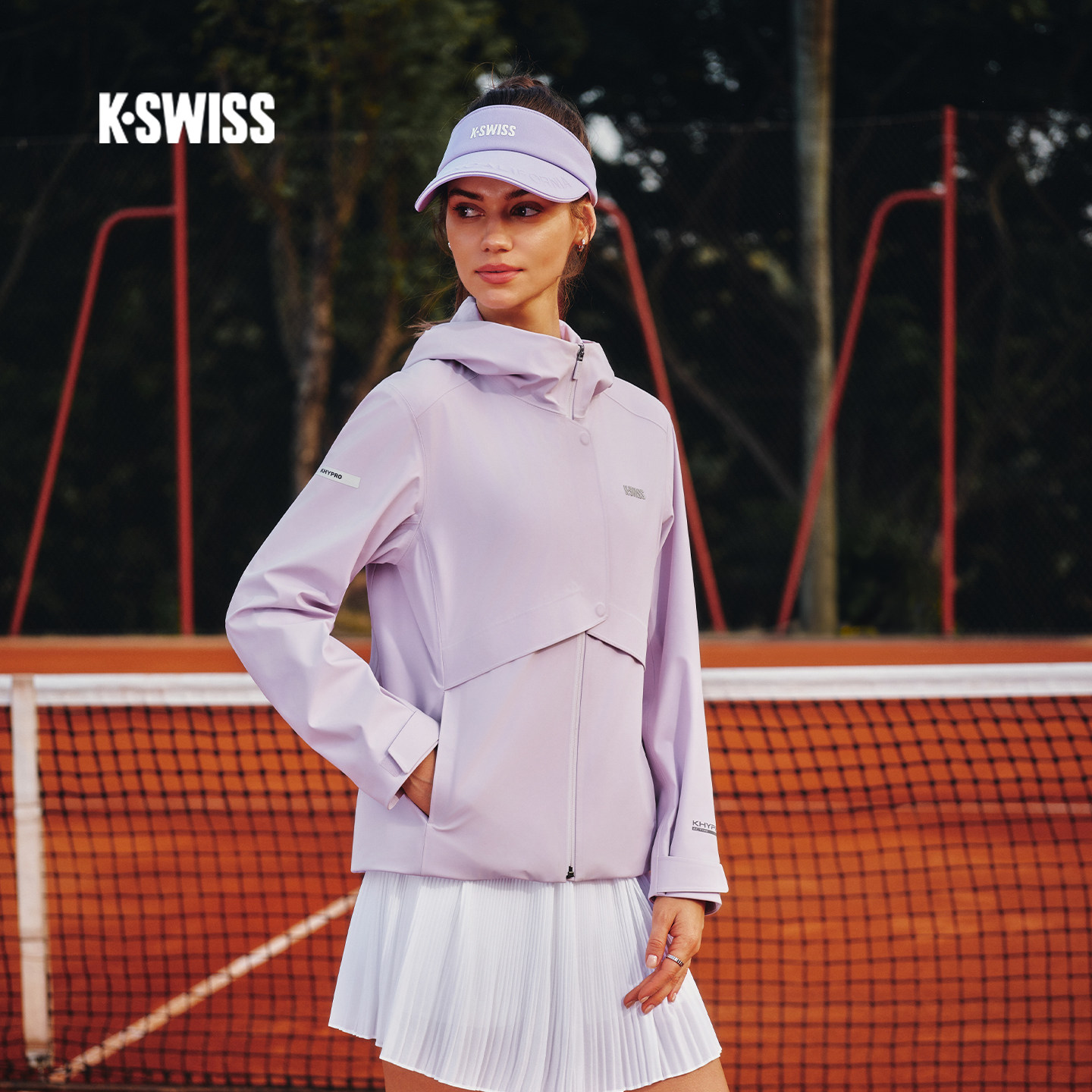 KSWISS盖世威梭织外套连帽休闲图片