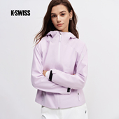 保暖百搭简约舒适梭织上衣1913213 新款 KSWISS盖世威外套女 26春季