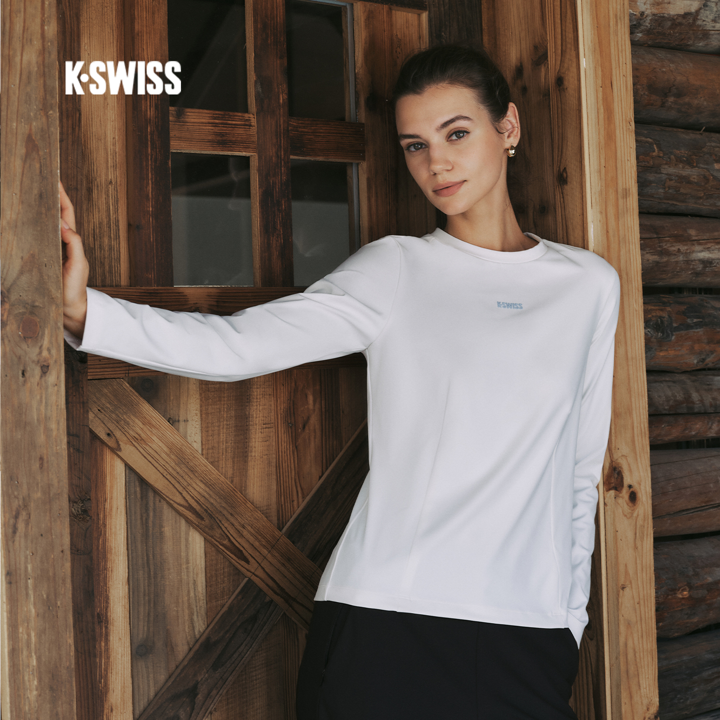 KSWISS盖世威T恤女舒适百搭T恤