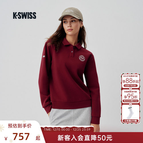 KSWISS盖世威POLO衫女时尚上衣