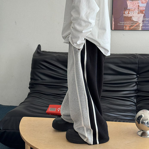 男童加绒裤子儿童休闲直筒运动裤