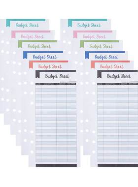 A6 Budget Sheets envelopes Expense money planner organizer