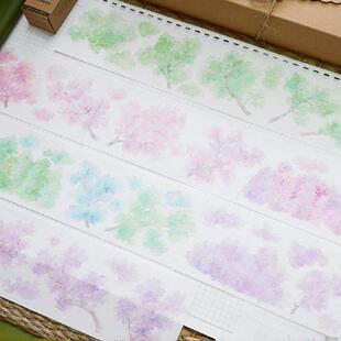 和纸胶带分装叙世文创玫瑰誓约打花伞花满枝献给太阳神的礼物 pet
