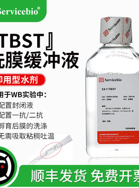 TBST 洗膜缓冲液 TBS with Tween-20 WB洗膜封闭液抗体稀释液配置