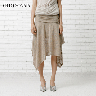 半身裙 设计感针织不规则两穿 抹胸 Sonata夏日胶囊系列 Cello
