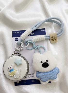 适用奔驰smart钥匙套可爱风精灵一号#1三号#3斯玛特Pro+车包壳扣