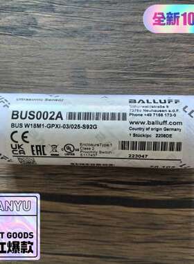 全新原装正品 巴鲁夫 BUS002A 传感器 BUSW18M