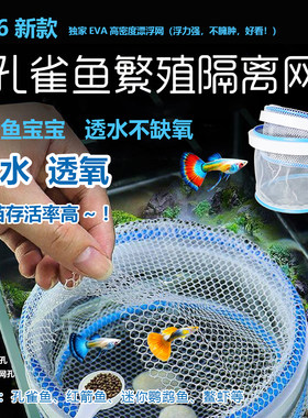 孔雀鱼孵化隔离漂浮孵化网