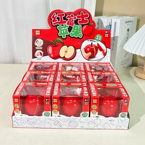 红富士苹果切切乐儿童可剥可切水果玩具过家家益智仿真苹果礼物
