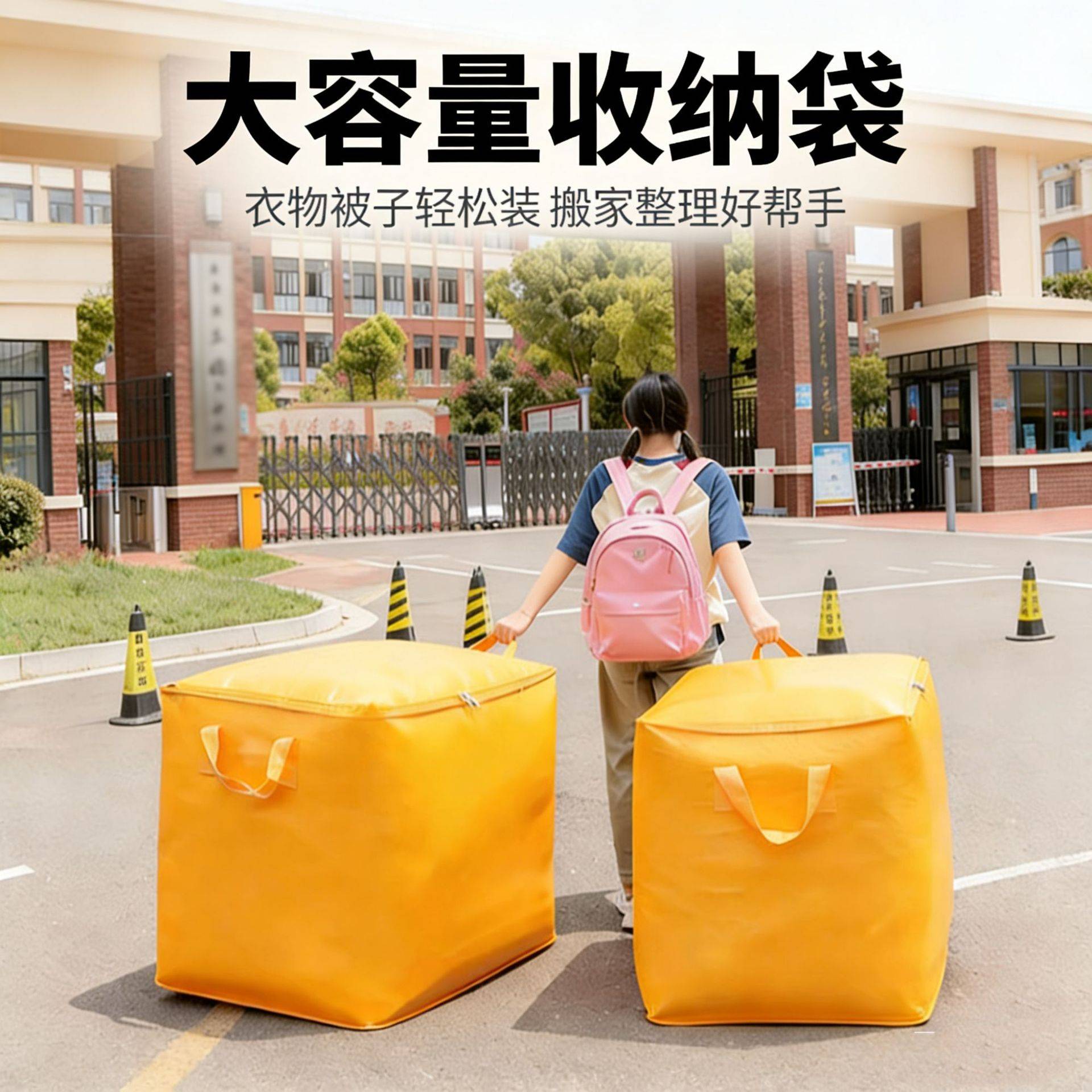 搬家打包袋大容量整理棉被衣物学生衣服行李加厚编织被子收纳袋子