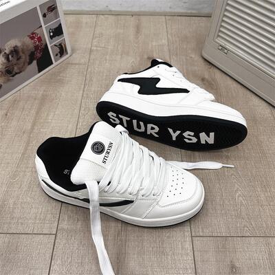 低帮百搭面包鞋小众2024秋季新款