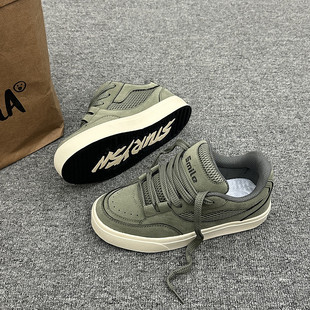 小众百搭休闲鞋 原创设计新款 面包板鞋 ins潮2025冬季 子女 情侣男鞋