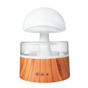 火焰彩加湿器真仿火焰加湿器家用机精油 七灯盐石香薰七彩氛围灯