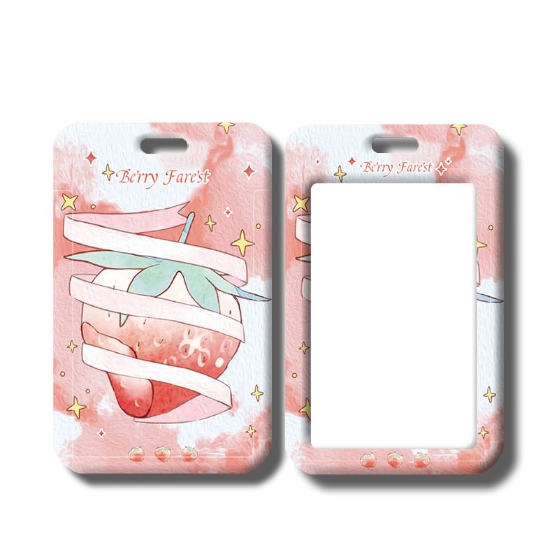 塑料滑盖硬壳学生浮雕卡包游戏卡公交卡通卡套可爱草莓小兔保护套,文具电教/文化用品/商务用品,卡套/证件套,淘宝优惠券,粉丝福利购,淘宝优惠卷