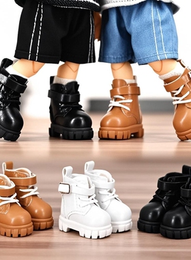 马丁靴 12分鞋子高帮鞋ufdoll ob11 GSC 阿巳体P9 p10穿