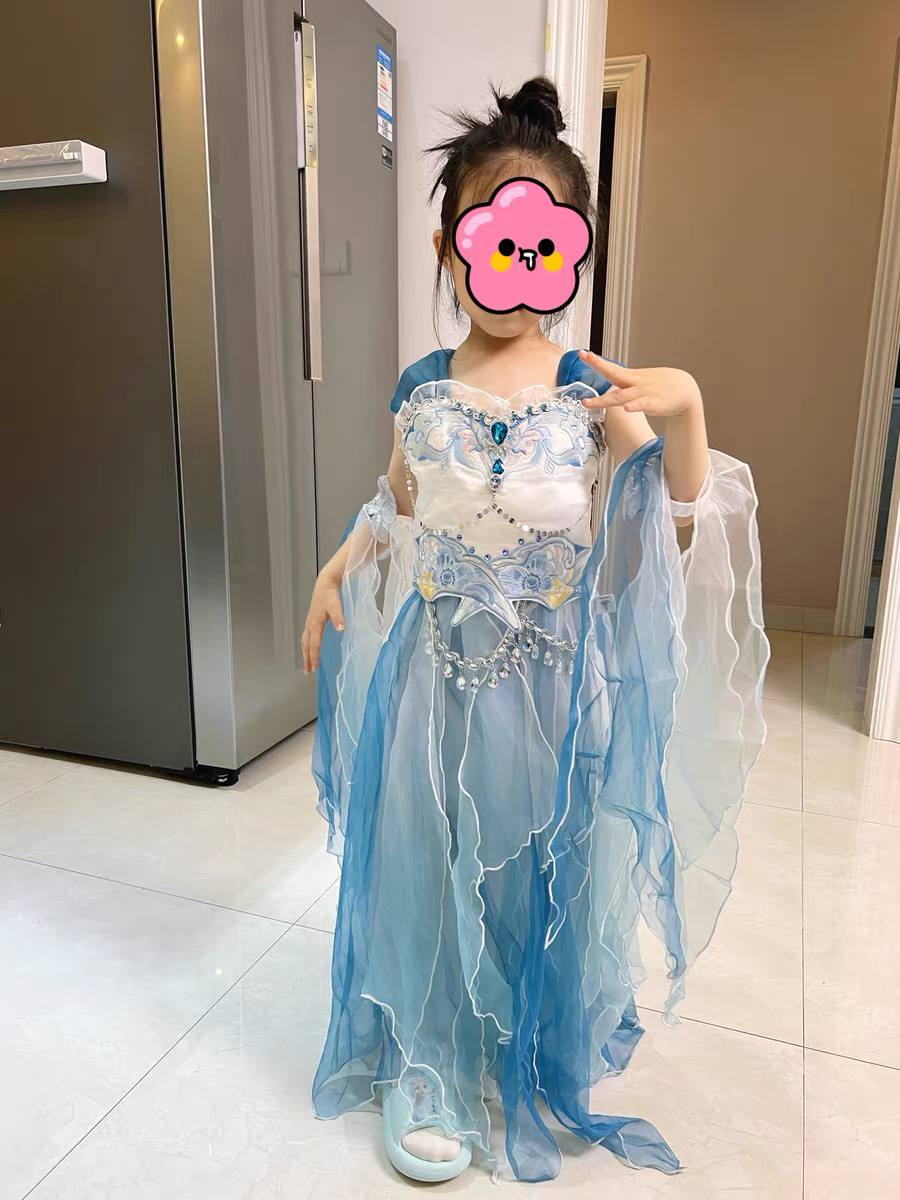 人鱼姬公主裙演出分体连衣裙公主