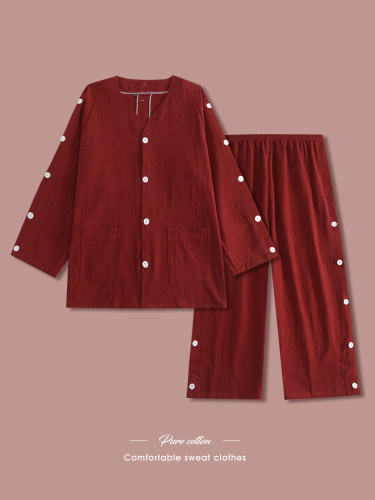 高档纯棉养生休闲艾灸服可定制