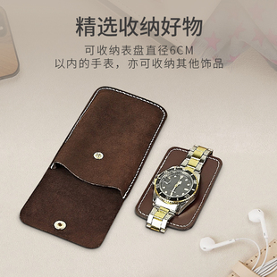 腕表收纳袋便携式手表袋旅行包绿鬼手表保护袋绒布收纳高档表同款