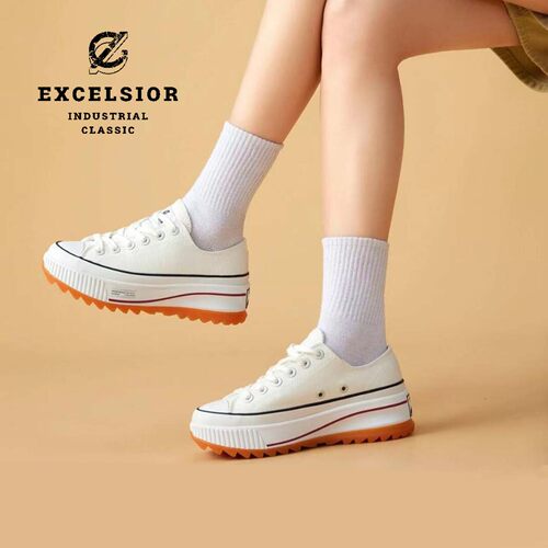 excelsior饼干鞋厚底增高板鞋女
