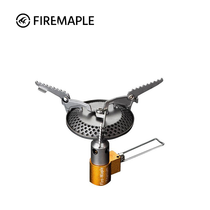 火枫FMS-116T轻量48克钛金属炉头户外一体气炉子单兵露营野餐炉头