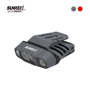 山力士H260夜钓头灯头戴夹帽超长续航钓鱼专用感应帽夹灯超亮充电