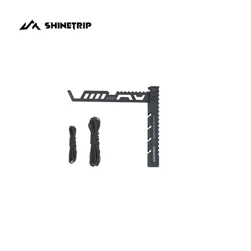 ShineTrip山趣05瞬展灯架户外露营多功能便携置物架子野餐挂衣架