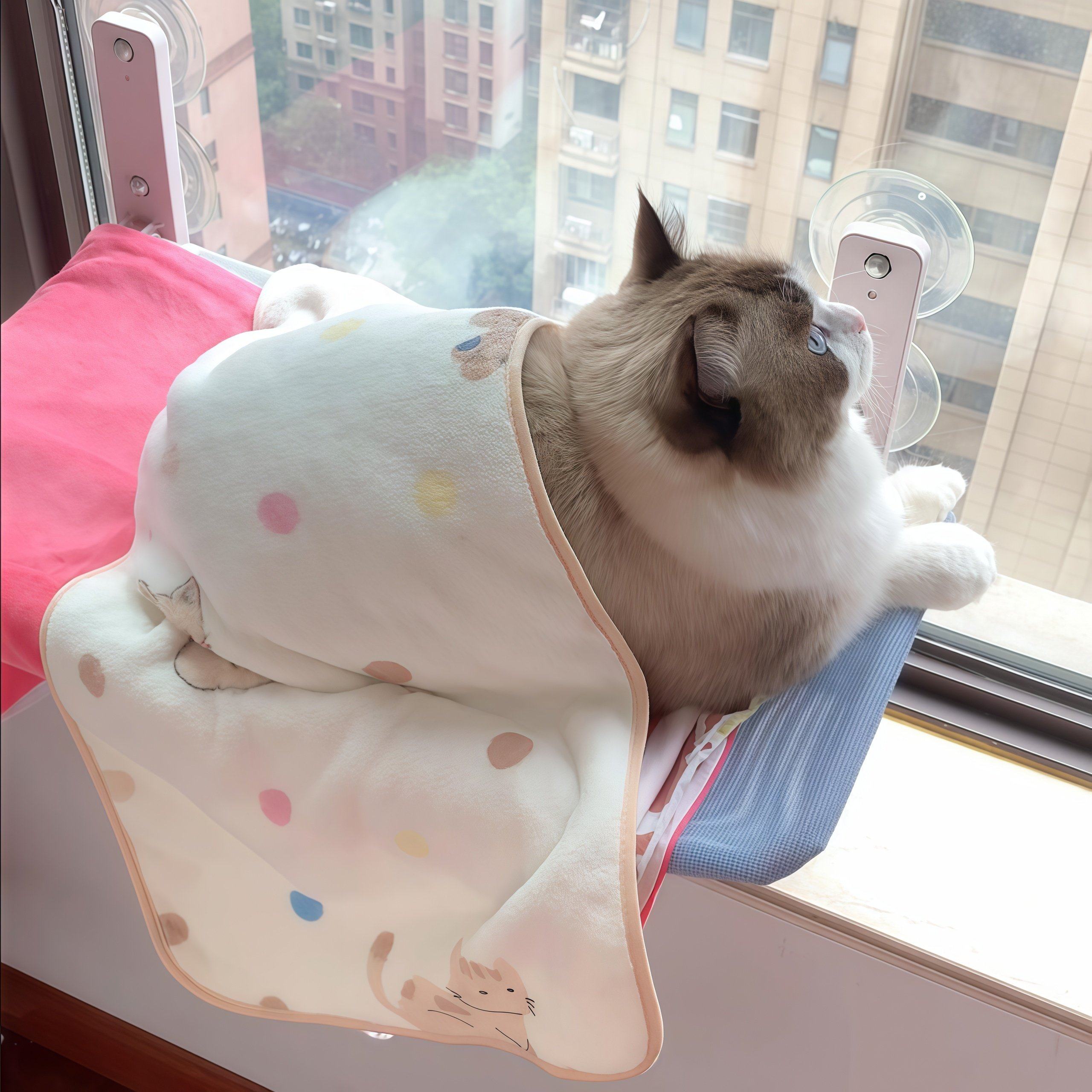 【喜欢趴窗边】猫咪专用小毯子珊瑚绒秋冬狗睡觉小垫子被子猫狗窝,宠物/宠物食品及用品,猫狗垫子,淘宝优惠券,粉丝福利购,淘宝优惠卷