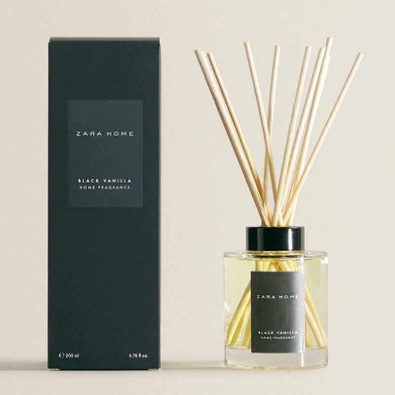 ZaraHome香薰黑香草/栀子花/野姜花藤条无火细棒香熏黑香草BlackV图片
