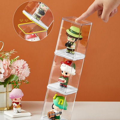 J收纳展示架单个透明泡泡防尘亚克力柜子玛特手办收纳盒子