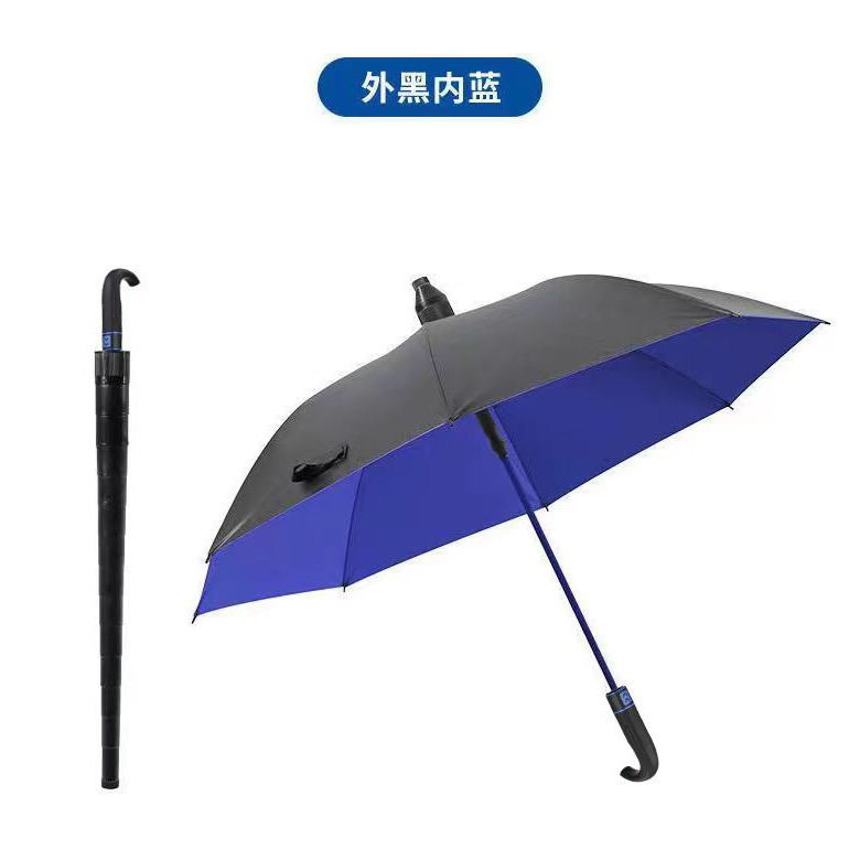 加大高尔夫弯柄雨伞自带防水套长柄伞自动便携晴雨固黑胶遮阳防晒