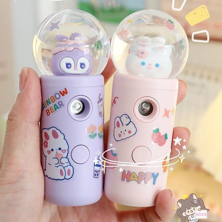 迷你小喷壶可爱卡通便携式小型家用浇花水雾化器桌面加湿补水