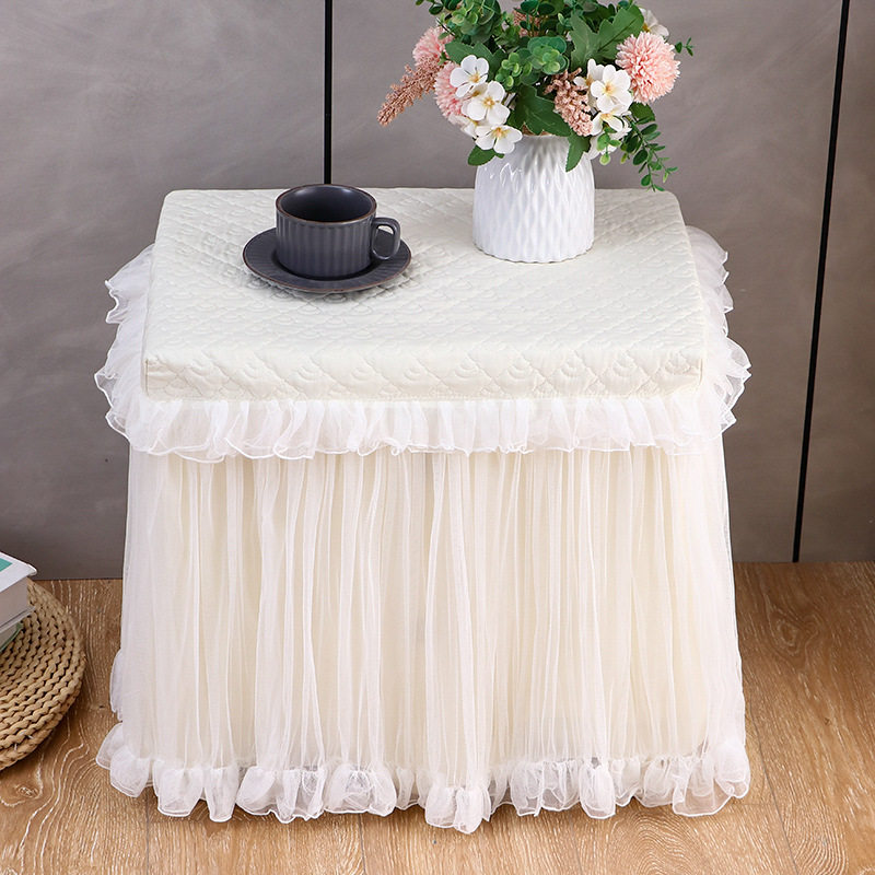 欧式公主风卧室床头柜罩台布柜子保险柜全包全盖遮丑罩子盖布新款,居家布艺,净化器罩,淘宝优惠券,粉丝福利购,淘宝优惠卷