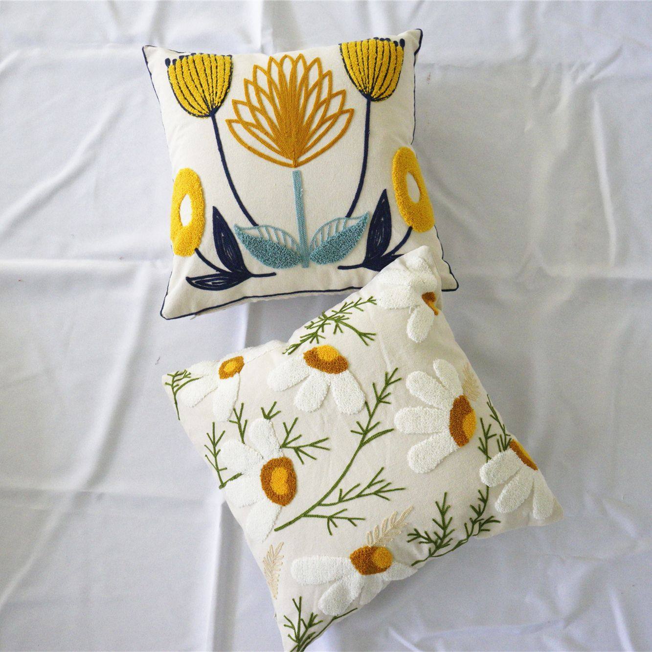 可爱抱枕沙发客厅花朵郁金香靠枕ins风床头靠垫靠背飘窗田园抱枕,居家布艺,抱枕被,淘宝优惠券,粉丝福利购,淘宝优惠卷